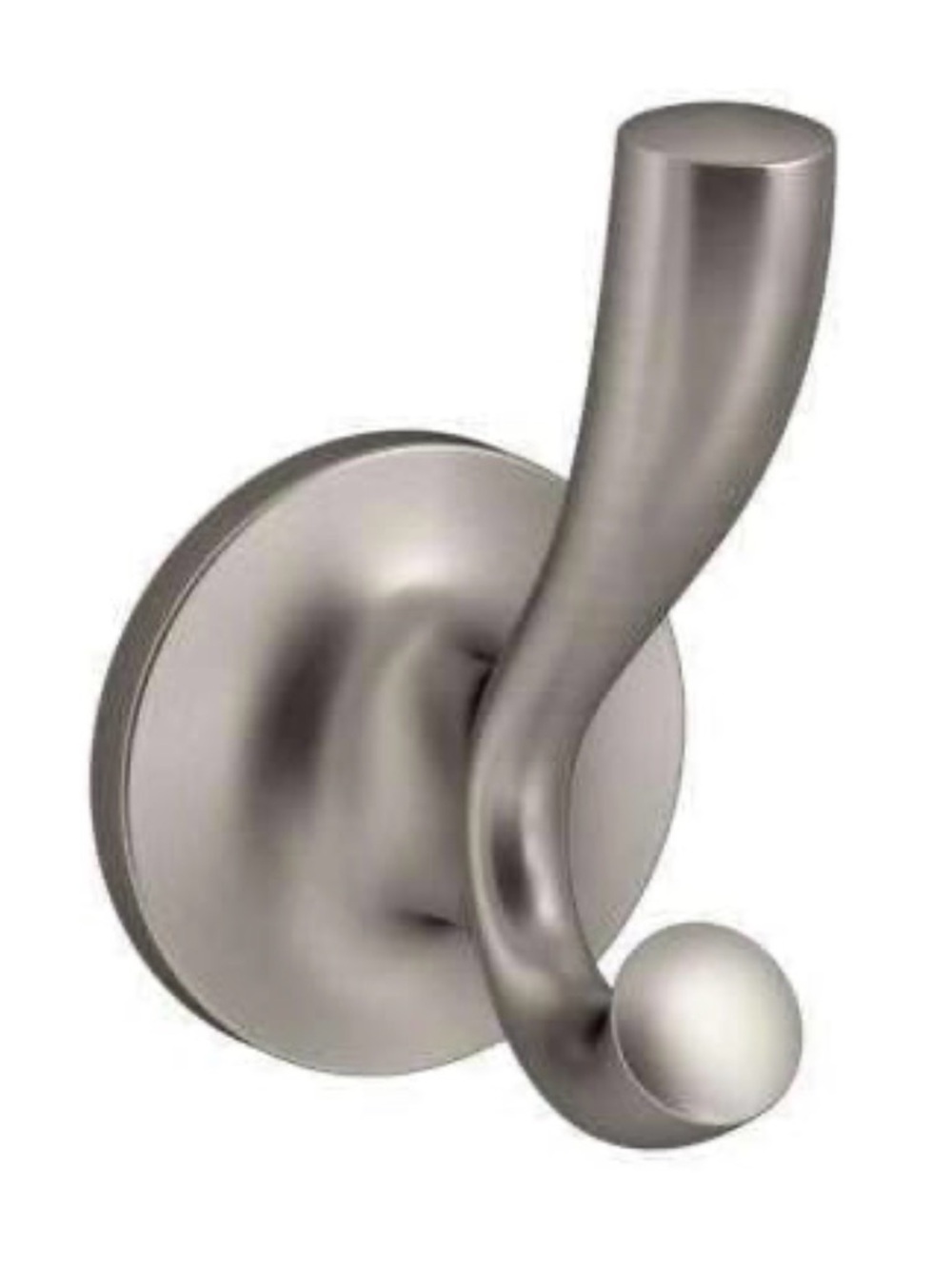 NEW Kohler Cavata Robe Towel Dbl Hook Brushed Nickel R77313-BN Have 4 Available